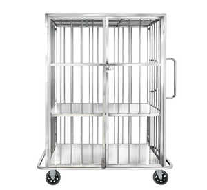 Stainless Steel Laundry Service Trolley